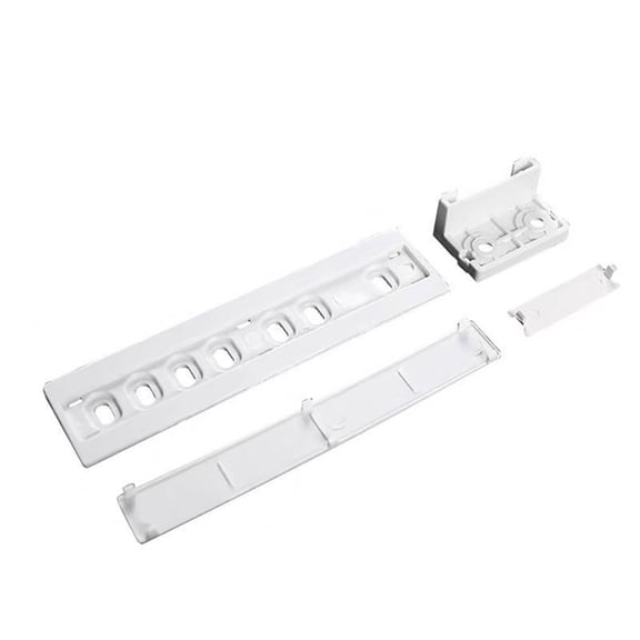 Heavy Duty Refrigerator Slide Rails With Adjustable Length Hinge Track Assembly For Door Movement Mounting Supplies