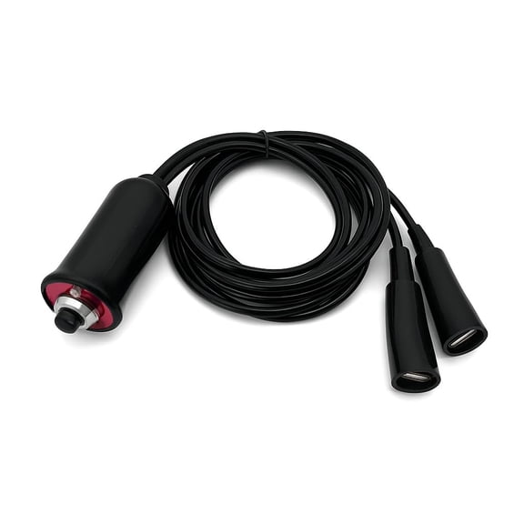 Heavy-Duty Remote Starter Switch for Car and Truck Push-Button Engine Start with 5ft Wire Leads and Alligator Clips