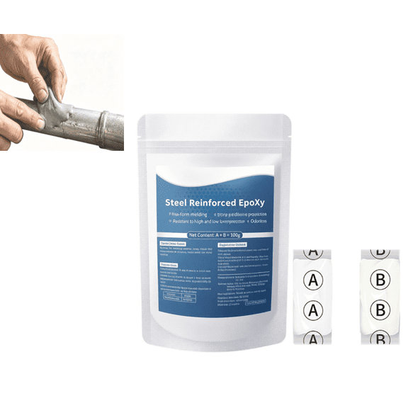Heavy Duty Repair Adhesive Putty, Universal Strong Bond Compound for Various Material Restoration Including Plastic, Metal, Ceramic, Wood, Tile and Glass