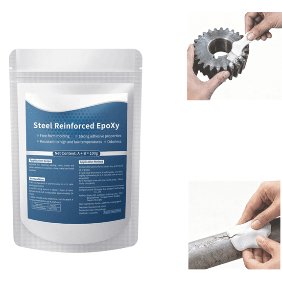 Heavy Duty Repair Adhesive Putty, Universal Strong Bond Compound for Various Material Restoration Including Plastic, Metal, Ceramic, Wood, Tile and Glass