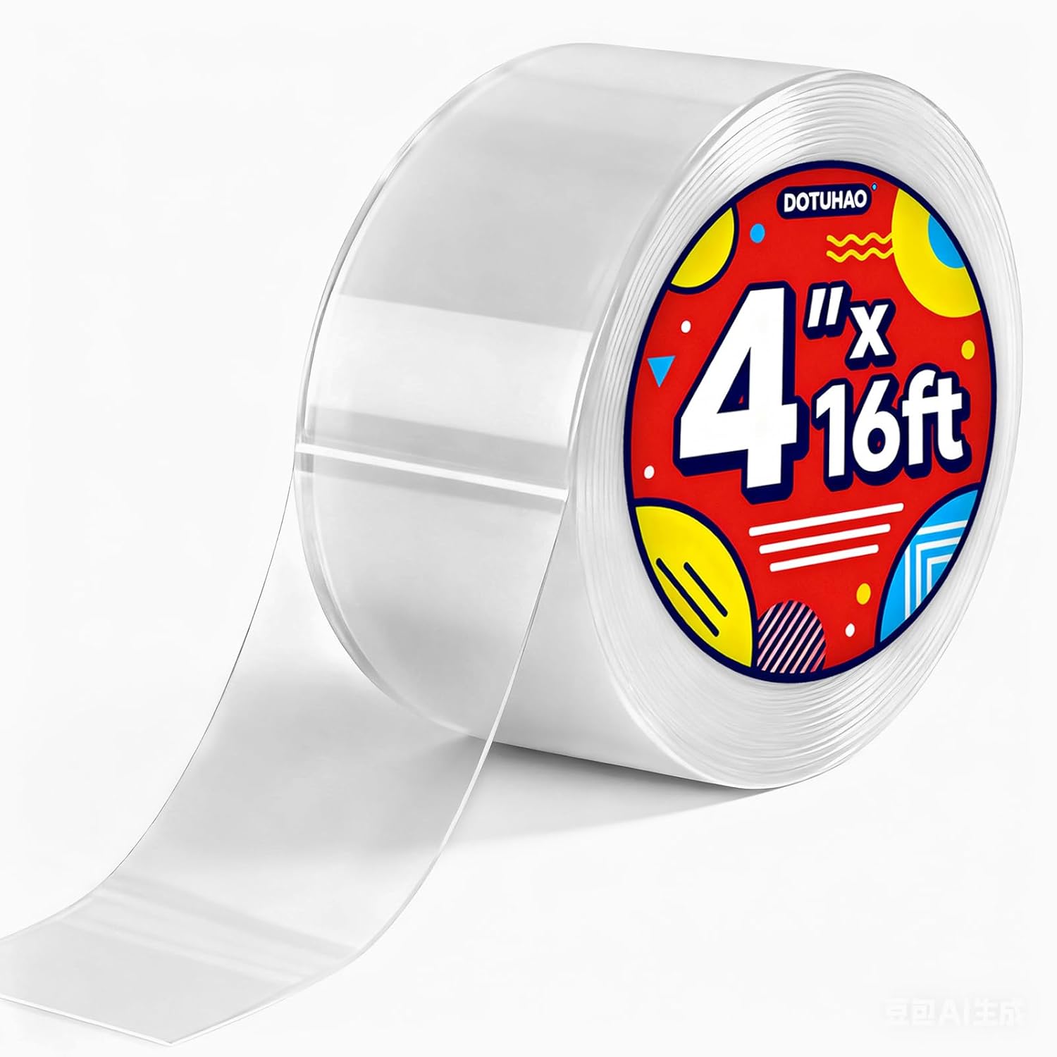 Heavy Duty Repair Tape 4" x 16ft – Strong Waterproof Patch for Tent, Awning, Sail, Boat Cover, Vinyl, Canvas, Outdoor Gear – Tear Proof, Weatherproof Adhesive Repair Tape (4'' x 16ft)