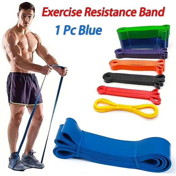 Heavy Duty Resistance Bands for Gym Exercise Pull up Fitness Workout (Blue)