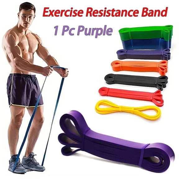 Heavy Duty Resistance Bands for Gym Exercise Pull up Fitness Workout (Purple)