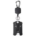 thumbnail image 1 of Heavy Duty Retractable Badge Holder with Carabiner Clip and Durable ID Card Holder for Work, Office, and Events, 1 of 5