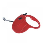 Likaty Nylon Retractable Dog Leash, 16ft Durable Ergonomic Grip, Red