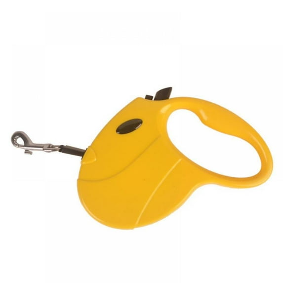 Heavy Duty Retractable Dog Leash,16ft Strong & Durable Walking Leash for S to L Dogs up to 77 lbs Non Slip Grip Leashes for Small Medium Dogs,Yellow