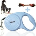 thumbnail image 1 of Heavy Duty Retractable Dog Leash,Likaty 10ft Strong & Durable Walking Leash for S to L Dogs up to 30/45 lbs Non Slip Grip Leashes for Small Medium Dogs,Blue, 1 of 5