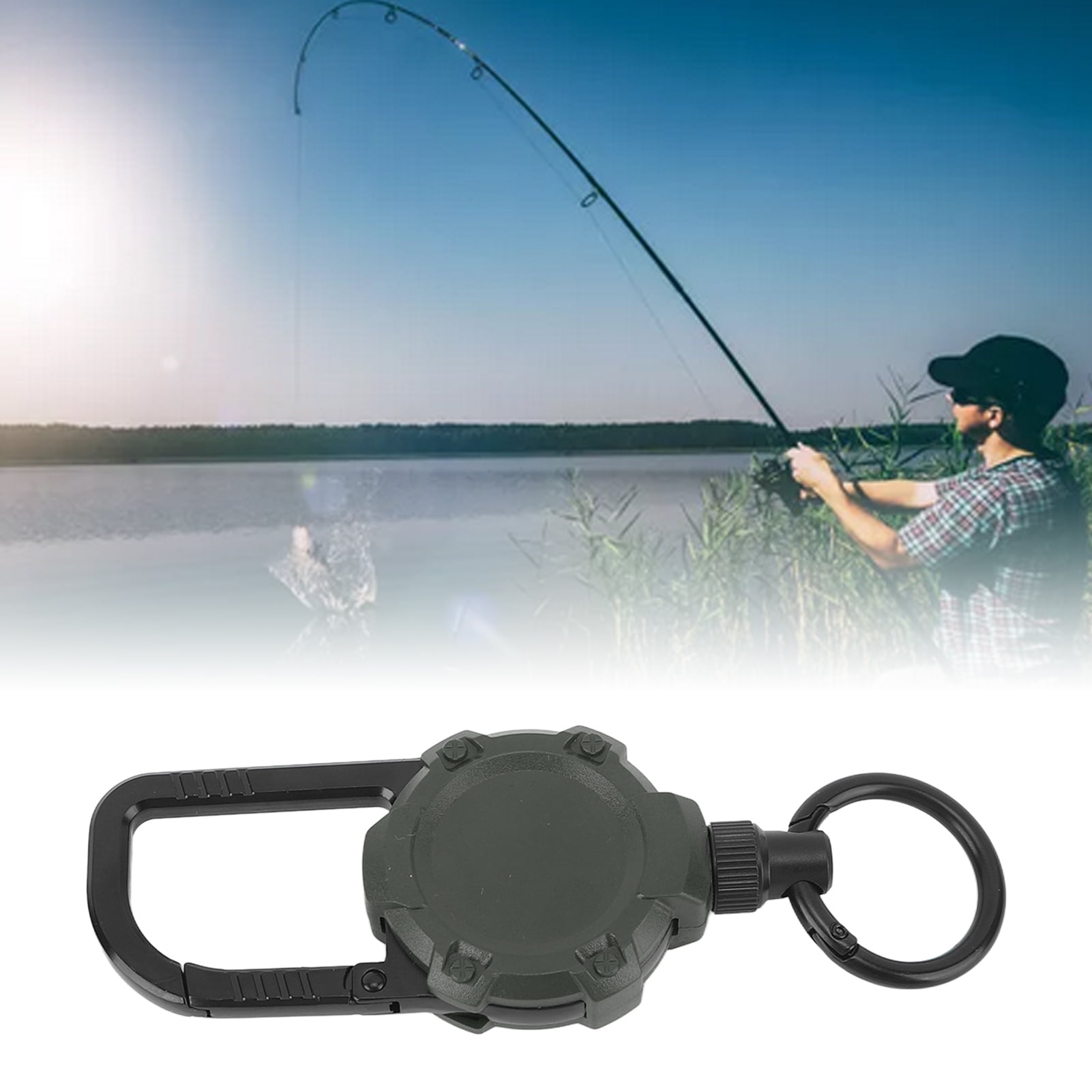 Heavy Duty Retractable Keychain: 70cm Steel Wire, Magnetic Quick Release, Anti,Loss  Durable