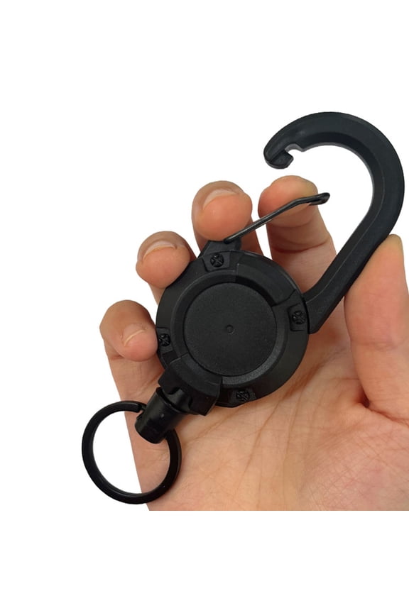 Heavy Duty Retractable Keychain Carabiner Keychains Retractable Badge Holder