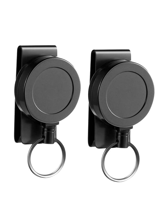 Heavy Duty Retractable Keychain with Belt Clip, 360 Retractable Keychain Heavy Du G2212