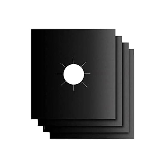 Heavy Duty Reusable Stove Top Protective Mat Set High Temperature Non Stick Grease Guard Kitchen Counter Cover 4PCS