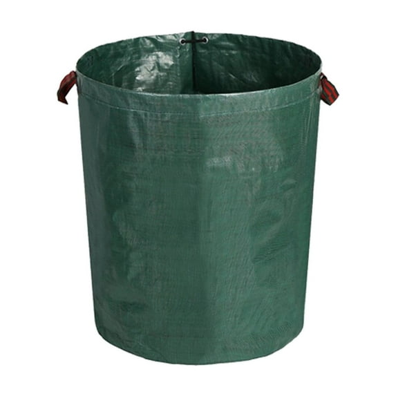 Heavy Duty Reusable Yard Waste Bags - 32 Gallon Collapsible Leaf Bags with Stand-Up Ring & Handles | Extra Large Lawn Debris Bins for Leaves, Grass Clippings & Garden Cleanup