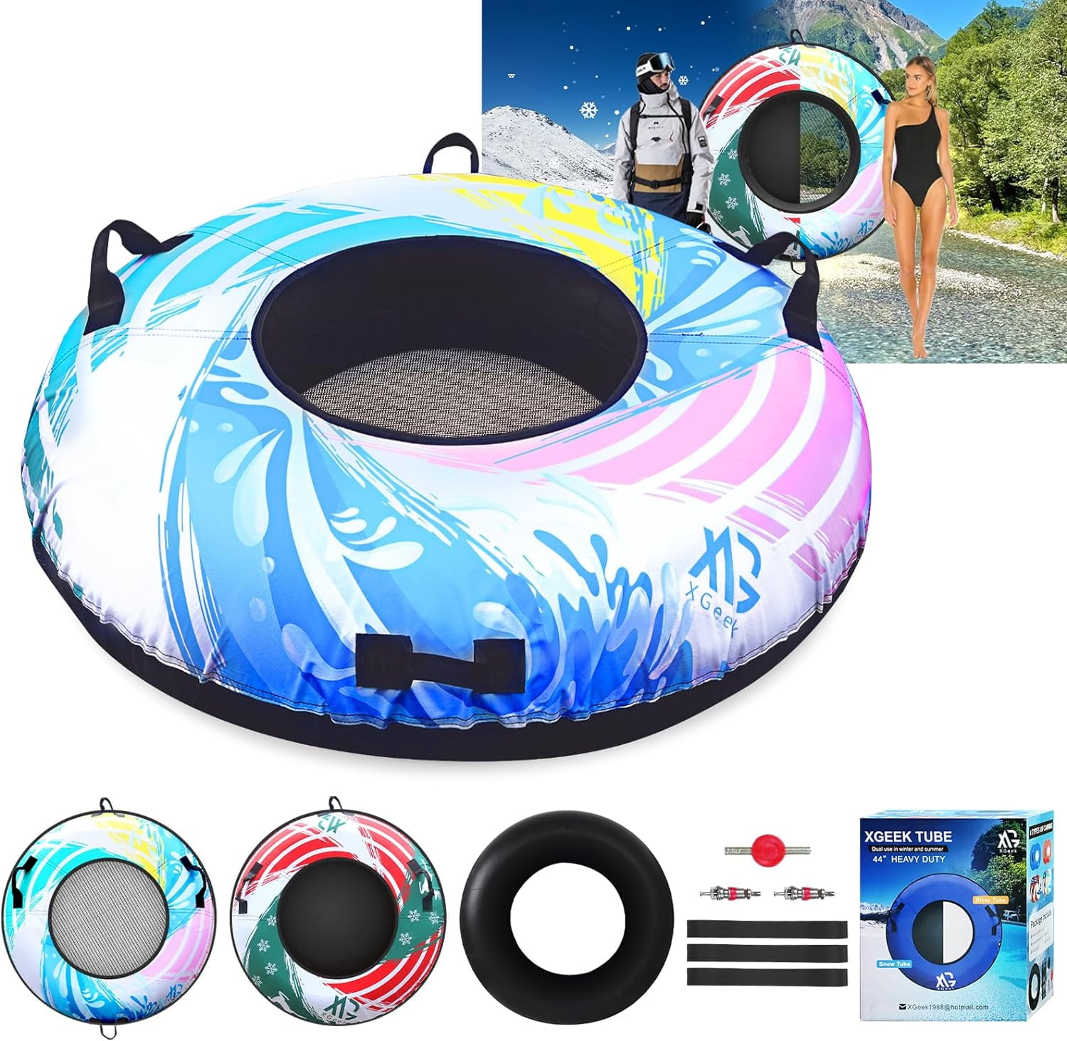 Heavy Duty River Tube and Snow Tube Set,River Floats for Adults,River ...