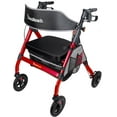Heavy Duty Rollator Walker Aluminum Rolling Walker for Seniors and