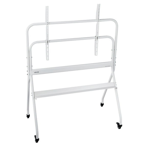 Heavy Duty Rolling TV Stand for 35-100 Inch LED/LCD/OLED TVs, Mobile Cart with Lockable Wheels, Max VESA 800x600mm