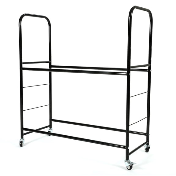Heavy-Duty Rolling Tire Rack Adjustable Metal Garage Tire Storage Shelves