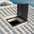 thumbnail image 1 of Heavy-Duty Roof Access Panel, 29.5x29.5in Aluminum Alloy Construction, Anti-Corrosion & 90° Opening Angle, Ideal for Hospitals/Airports/Public Facilities, 1 of 17