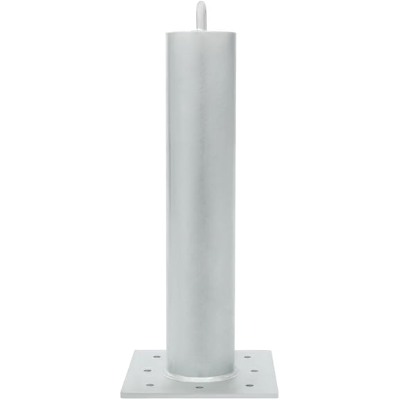 Heavy-Duty Roof Anchor for Concrete, Galvanized Steel, 5000 lb Capacity, Rust-Resistant, Pre-Drilled Holes for Easy Installation, Ideal for Aerial Workers & Construction