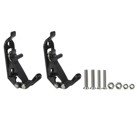 Heavy Duty Roof Rack Mount Kit,Metal Rubber Clamps for Shovel,Axe & Tools,Quick Release Equipment Fixing Tool Clip for Outdoor Adventures