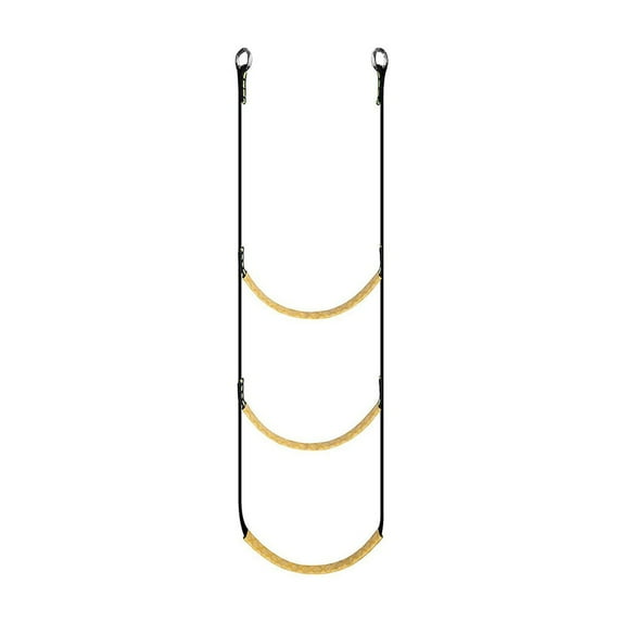 Heavy Duty Rope Ladder for Outdoor Play, Climbing and Treehouse Adventures Durable Wooden Rungs and Secure Hooks