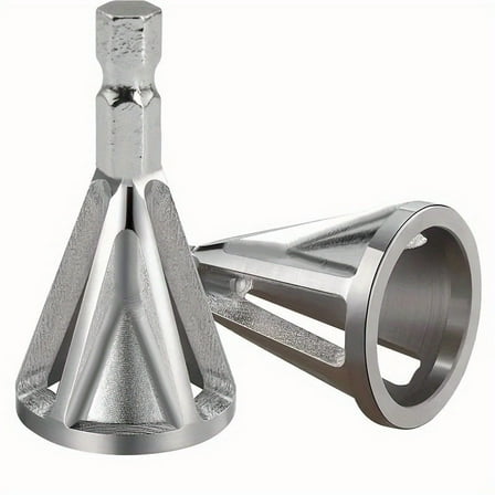 Heavy-Duty Rotary Chamfer & Deburring Bit – Universal Drill Attachment for Rusted Bolt Restoration, Metal Edge Polishing & Precision Finishing