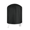 thumbnail image 1 of Heavy Duty Round BBQ Grill Cover for Charcoal Kettle 28-35 Inch Waterproof Barbecue Cover Outdoor Patio Grill Protection from Rain Sun Snow Windproof Drawstring Closure, 1 of 7