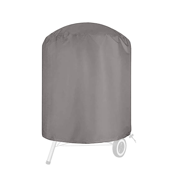 Heavy Duty Round BBQ Grill Cover for Charcoal Kettle 28-35 Inch Waterproof Barbecue Cover Outdoor Patio Grill Protection from Rain Sun Snow Windproof Drawstring Closure