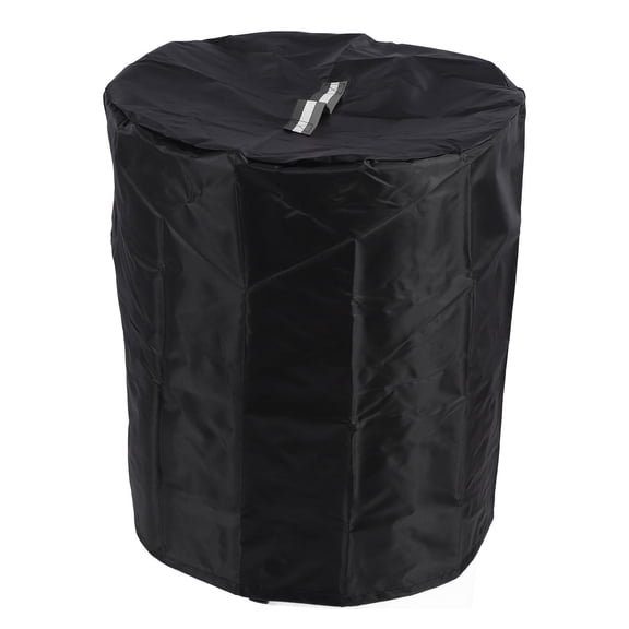 Heavy Duty Round Fire Pit Cover Water Resistant Patio Outdoor Fire Table Cover 33 x 30 Inches / 83.8 x 76.2 cm