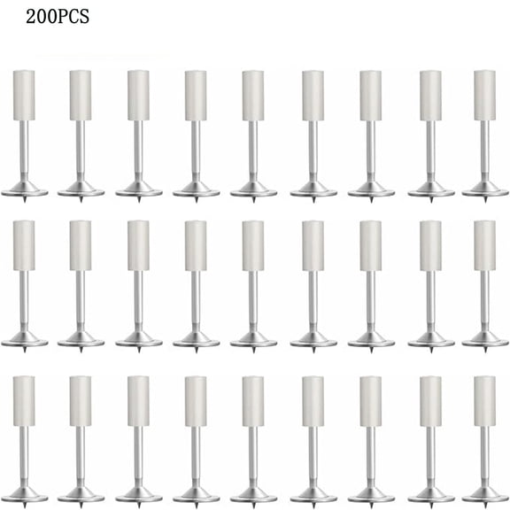 Heavy-Duty Round Nails for Concrete and Wood Fastening - 200 Piece Pack for Easy Home Installation
