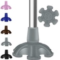 thumbnail image 1 of Heavy Duty Rubber Cane Tip - 6 Support Feet, 3/4 inch, Self Standing for Walking Canes & Sticks, 1 of 7