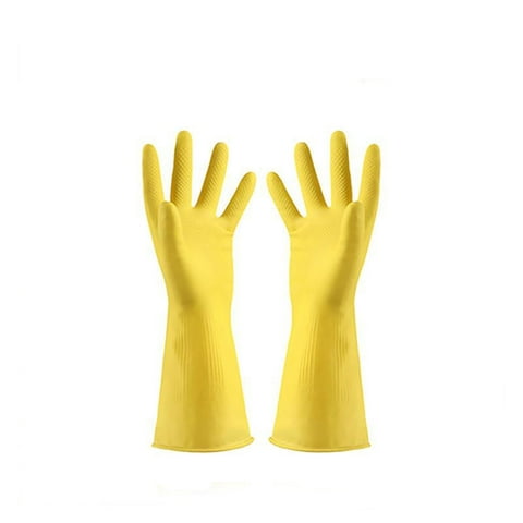 Heavy Duty Rubber Cleaning Gloves – Extra Thick & Chemical-Resistant for Dishwashing, Gardening & Pet Care | Food Safe | Non-Slip Grip
