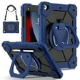 thumbnail image 1 of Heavy Duty Rugged Case For iPad 7th 8th 9th Generation 10.2 inch Rotating Stand Shockproof Cover with Shoulder Strap & Pencil Holder, 1 of 9