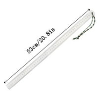 Heavy Duty Ruler 53cm Stainless Steel Meter Stick Self Ruler Hand Centimeter Inch Scale Measuring Tool