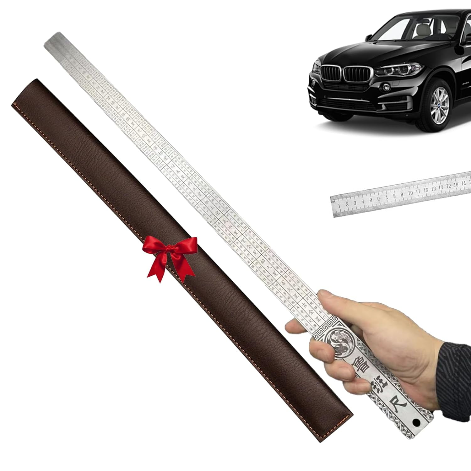 Heavy Duty Ruler(Unit of Measurement: Inch & Cm), Stainless Steel 20 ...