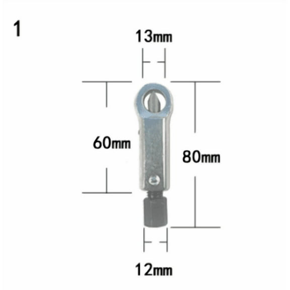 Heavy-Duty Rusted Nut Splitter Tool, Manual Pressure Nut Remover Extractor for Seized Bolts, Professional Nut Breaker Cutter for Automotive Repair and Mechanical Maintenance