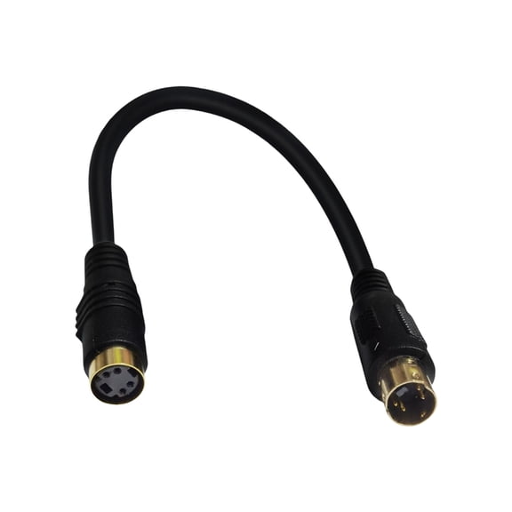 Heavy Duty S Video 4Pin Male to Female Cable Gold Transfer Multiple Length Available