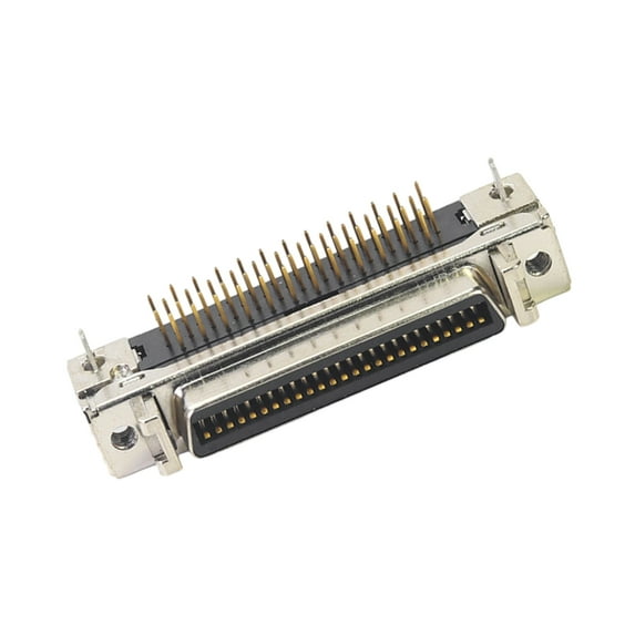 Heavy Duty SCSI Female Board Connector Metal Contacts 14P/20P/26P/36P/50P