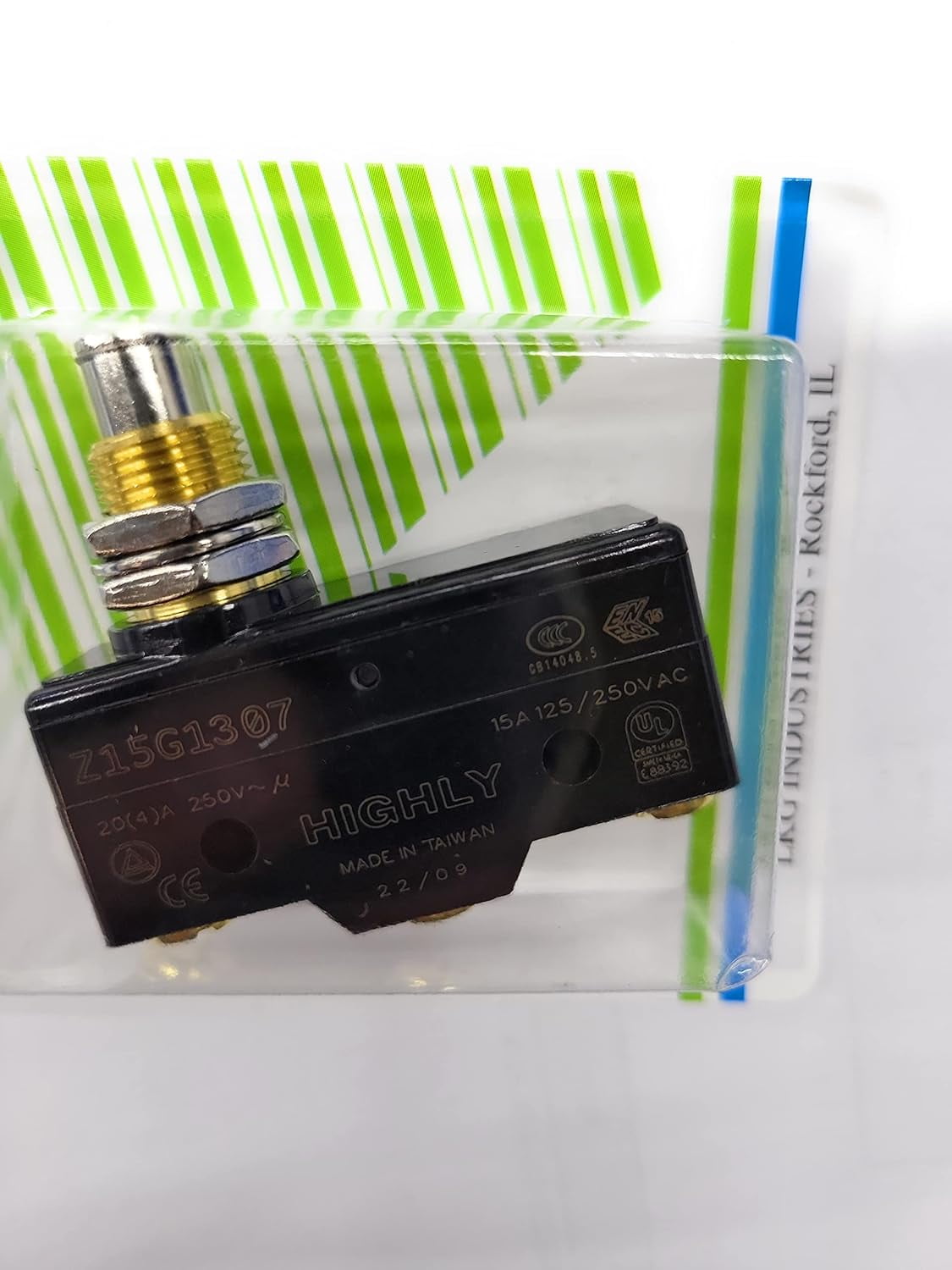 Heavy Duty SNAP Action Switch MOMENTARY SPDT 15 AMP 125/250 VAC