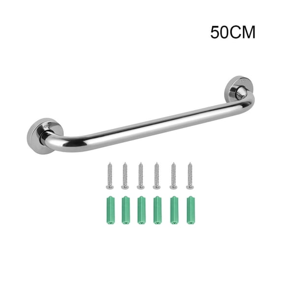 Heavy Duty Safety Grab Bathroom Balance-Bar Stainless Steel Handrail Assist Bath Handle for Handicap,Elderly, Injury