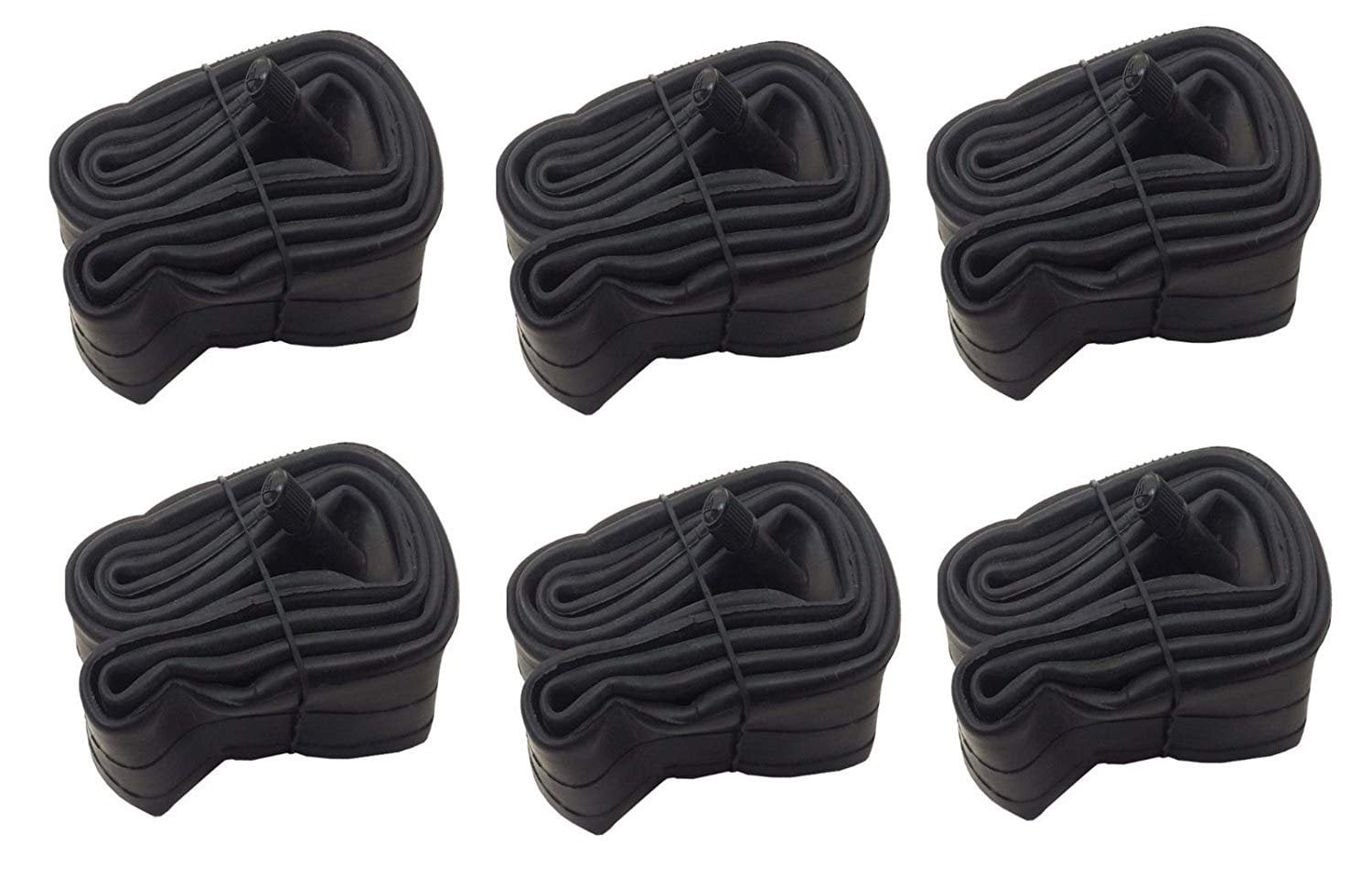 Heavy Duty Schrader Bicycle Inner Tubes Cycling Valve Bike Tube Cruiser 4 Pack, 26