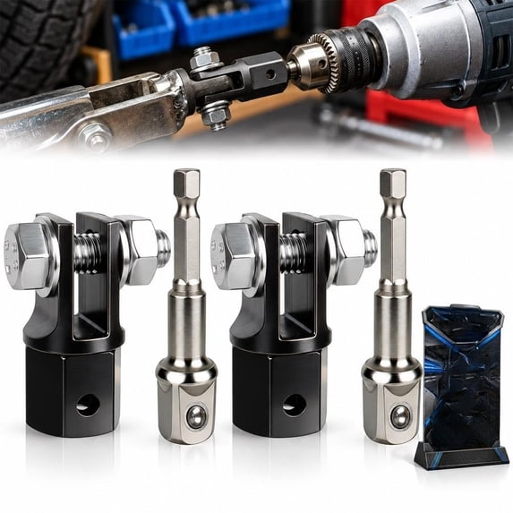 Heavy Duty Scissor Car Jack Adapter for Drill 1/2