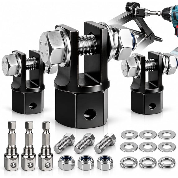 Heavy Duty Scissor Jack Adapter, 1/2 Inch Drive, 13/16 Inch Lug Wrench ...