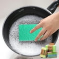 thumbnail image 1 of Heavy Duty Scrub Pad Sponge for Dishes - 10 Pack Non Scratch Kitchen Scouring Pads, Reusable Cleaning Sponges for Pots Pans, Stovetop, and Oven Racks - Polyester Mesh Scrubbing Tools for Home Use, 1 of 7