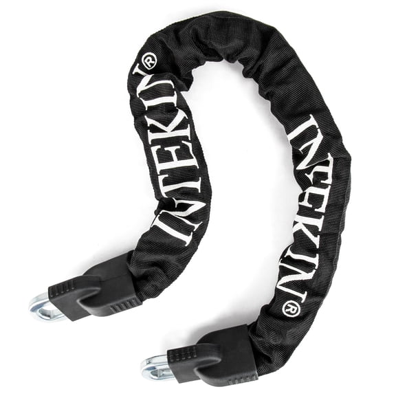 Heavy Duty Security Chain - Hardened Steel 3.3 ft x 3/8" Thick Square Bike Lock Chain for Bikes, Containers, Motorcycles, Trailers, ATV's