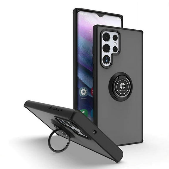 Heavy Duty Series Case for Samsung Galaxy S20 Ultra, Full-Body Dual Layer Protection with built in Kickstand Designed for Galaxy S20 Ultra, Black