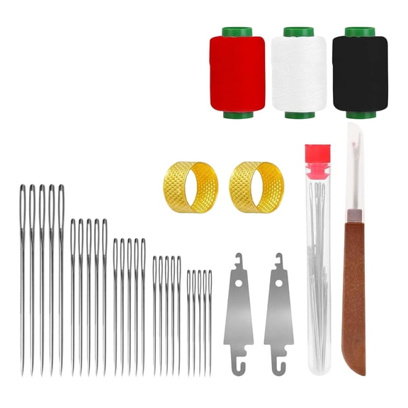 Heavy-Duty Sewing Needle Set for Canvas & with Rust-Resistant Steel – Travel