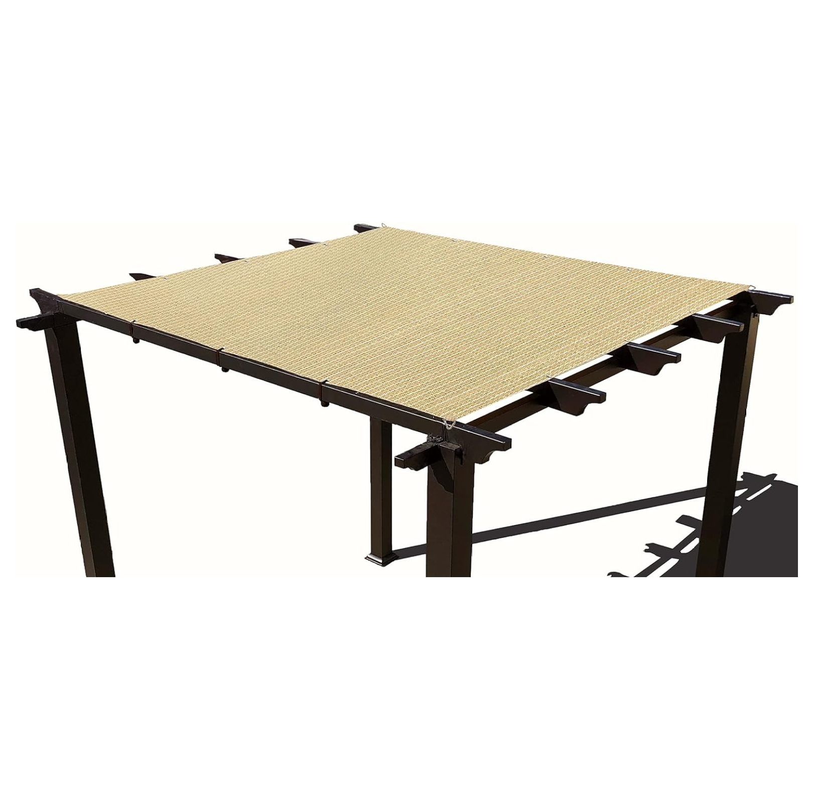 Heavy Duty Shade Sail Straight Edge Sun Shade Cover Shade Cloth for