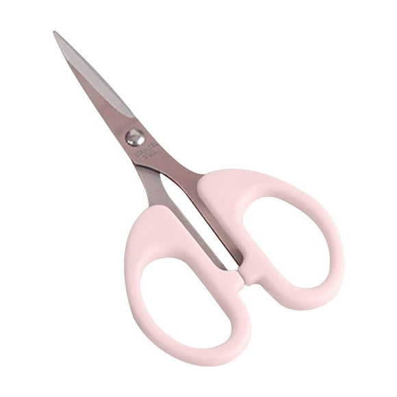 Heavy Duty Sharp Scissors, Stainless Steel 4.75" Scissors, Small Cutting Scissors for Sheet, Stamp, Craft (Clear) 2.83x4.75"