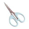 thumbnail image 1 of Heavy Duty Sharp Scissors, Stainless Steel Crafting Scissors, Small Cutting Precision Scissors for Sheet, Stamp, Handcraft, Mini Durable Stationery Scissors Office Supplies, 1Pc(Blue,4.7x2.8"), 1 of 6