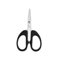 thumbnail image 1 of Heavy Duty Sharp Stainless Steel 2.6x4.7" Scissors - Cutting Scissors for Sheet, Stamp, Craft, Curved Blade Tips - Small, 1 of 6